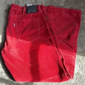Levi’s Red Corduroy Pants